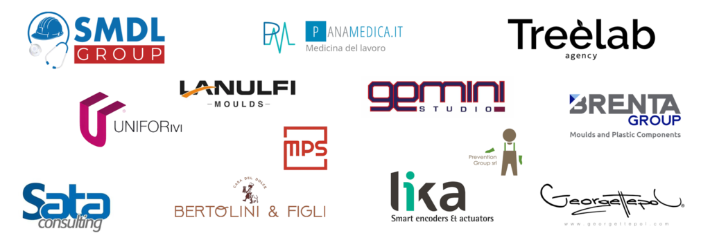 Loghi delle aziende e dei partner che collaborano con PERSOFT